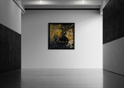 K-NY artwork BREAK FREE – photoluminescent acrylic urban luxury art