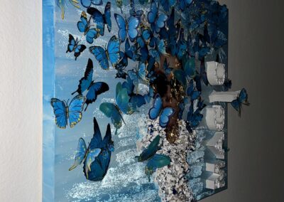 K-NY artwork MAGIC MOMENT – photoluminescent acrylic art with luminous depth