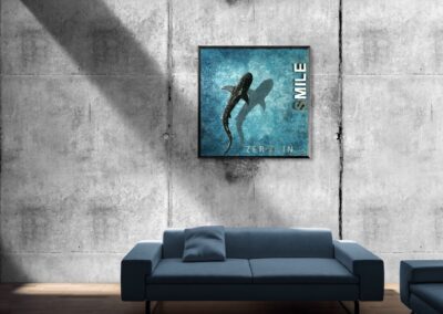 K-NY artwork ZERO IN – focused luminous acrylic art from the FOCUS & STRENGTH cluster