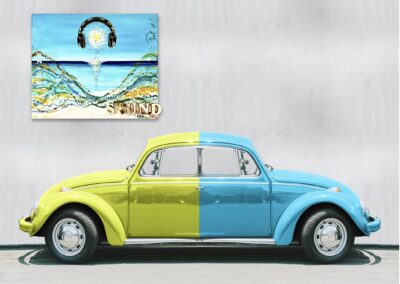 K-NY artwork IBIZA SOUND – dual-spectrum photoluminescent urban luxury art