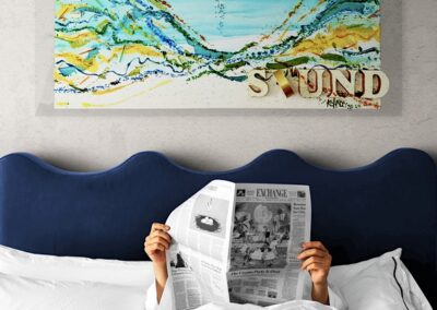 K-NY artwork IBIZA SOUND – dual-spectrum photoluminescent urban luxury art