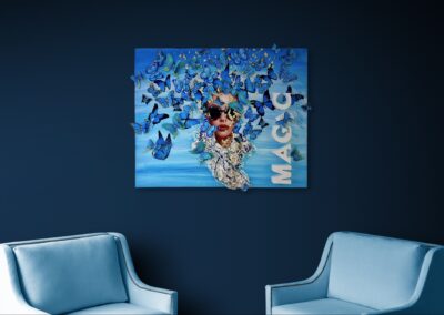 K-NY artwork MAGIC MOMENT – photoluminescent acrylic art with luminous depth