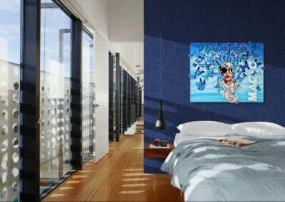 K-NY artwork MAGIC MOMENT – photoluminescent acrylic art with luminous depth