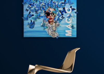 K-NY artwork MAGIC MOMENT – photoluminescent acrylic art with luminous depth