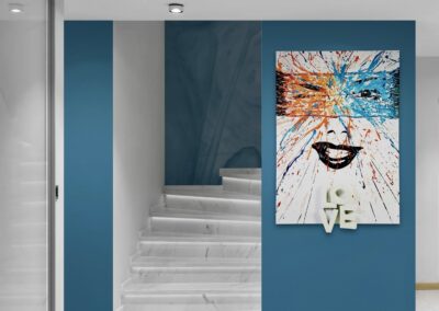 K-NY artwork FREE LOVE – luminous acrylic art from the LOVE & DESIRE cluster