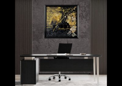 K-NY artwork BREAK FREE – photoluminescent acrylic urban luxury art