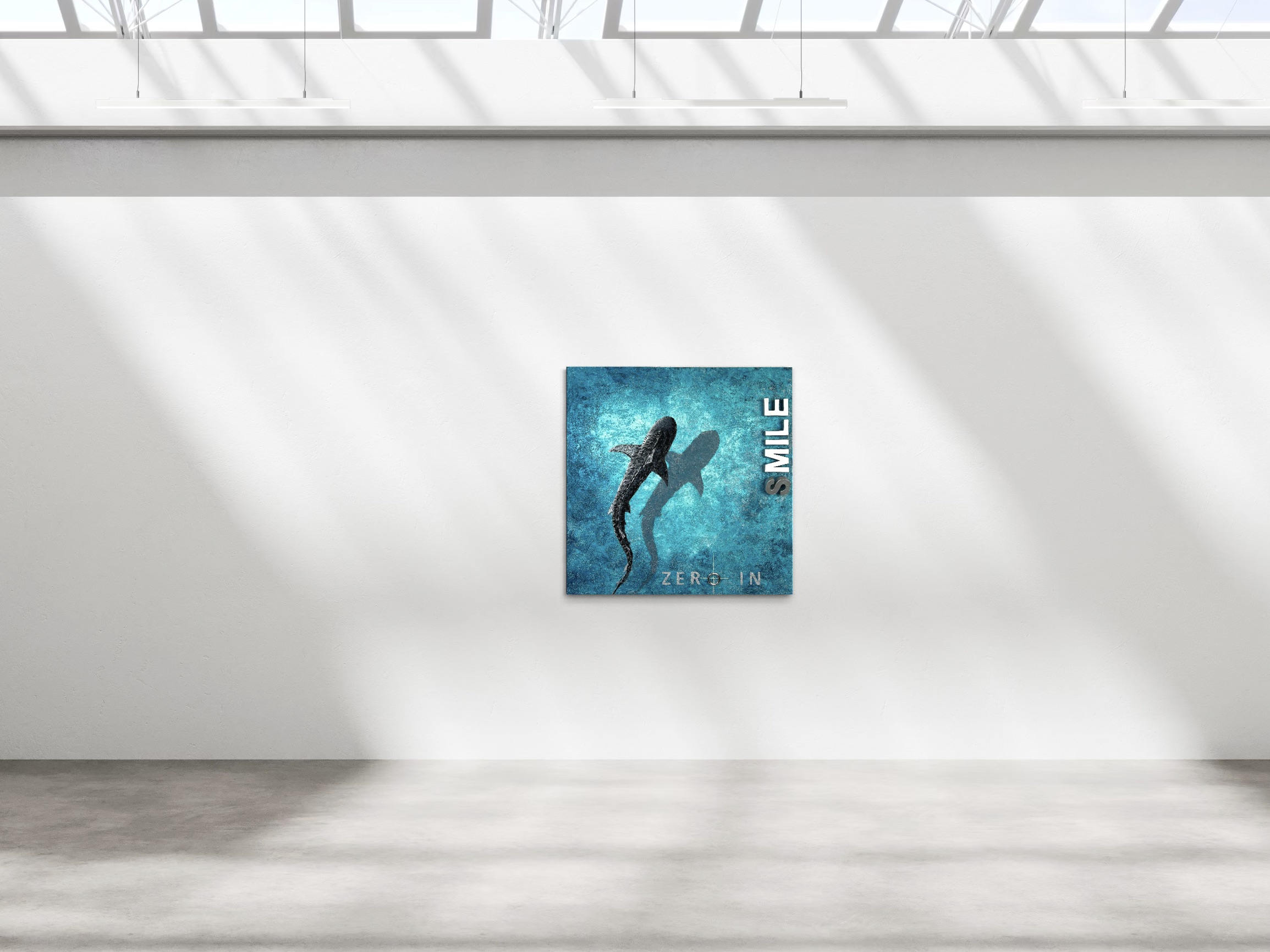 K-NY artwork ZERO IN – focused luminous acrylic art from the FOCUS & STRENGTH cluster