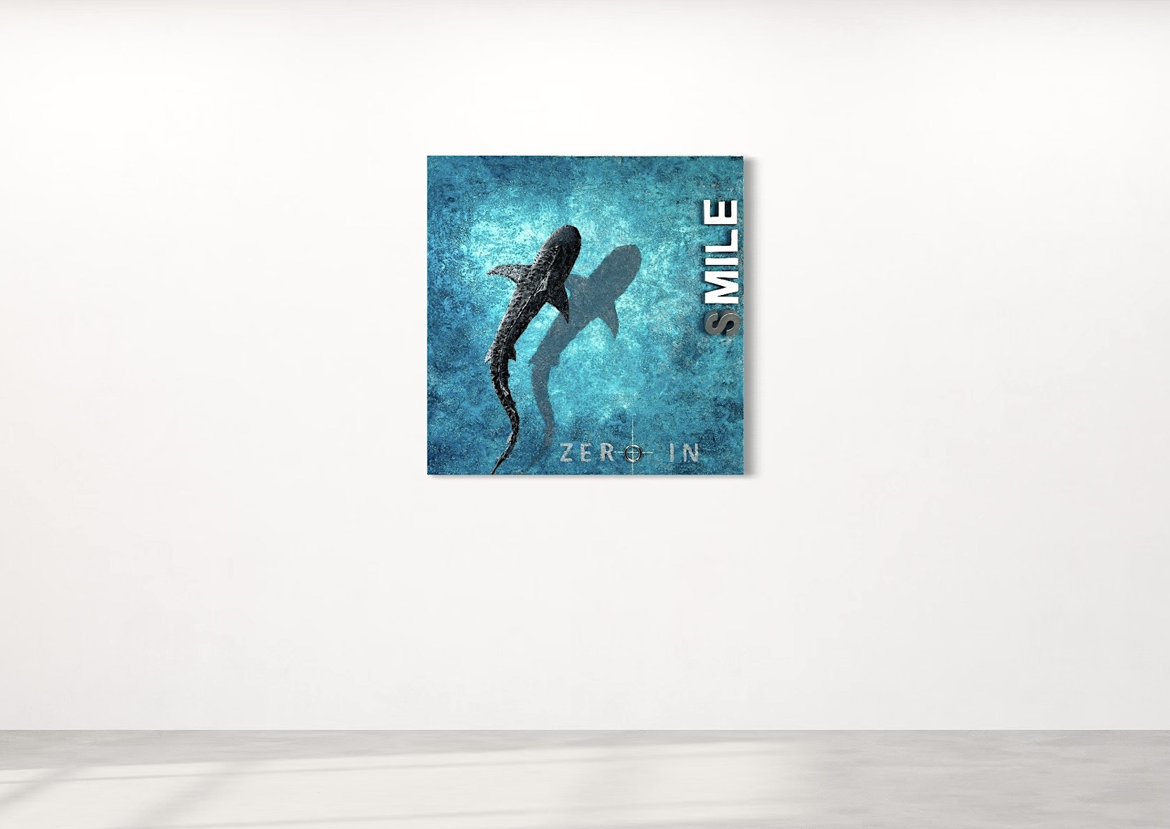 K-NY artwork ZERO IN – focused luminous acrylic art from the FOCUS & STRENGTH cluster