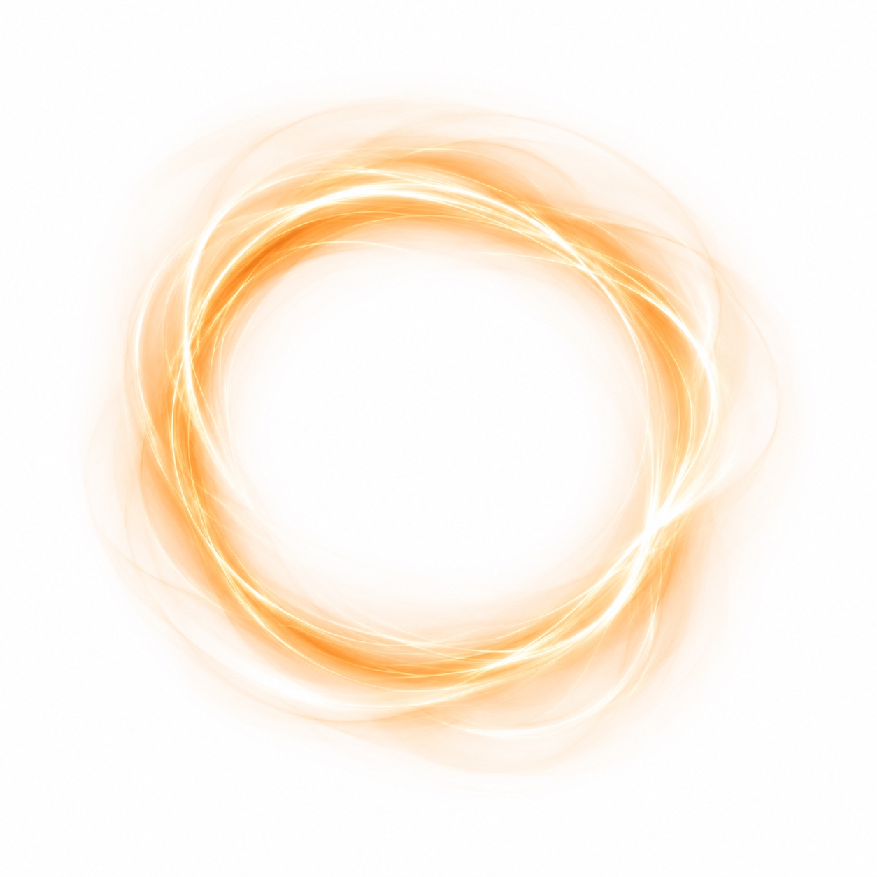 Diffused glowing light ring representing the K-NY cluster VIBES & FLOW — drifting energy, rhythm, movement, and fluid perception within the K-NY system.
