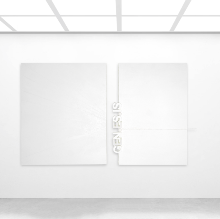 K-NY Gallery Space. K-NY artwork in the K-NY Gallery Space, demonstrating the relationship between artwork, architecture and perception.