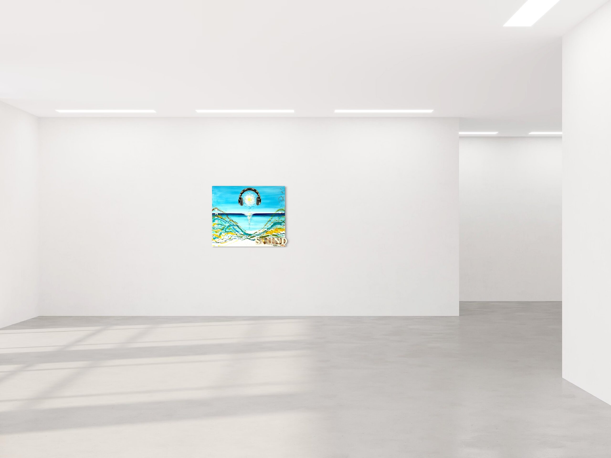 K-NY Gallery Space. K-NY artwork in the K-NY Gallery Space, demonstrating the relationship between artwork, architecture and perception.