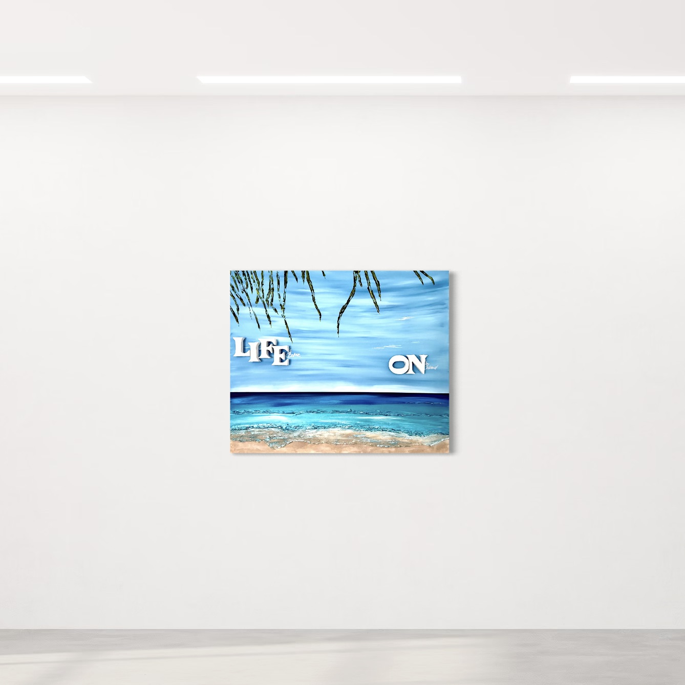 K-NY Gallery Space. K-NY artwork in the K-NY Gallery Space, demonstrating the relationship between artwork, architecture and perception.