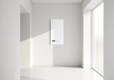 K-NY, TOUCHÉ., MOVE III from CASE 02 — WAIT..., white conceptual artwork with Morse code and mirrored elements.