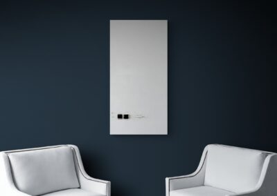 K-NY, TOUCHÉ., MOVE III from CASE 02 — WAIT..., white conceptual artwork with Morse code and mirrored elements.