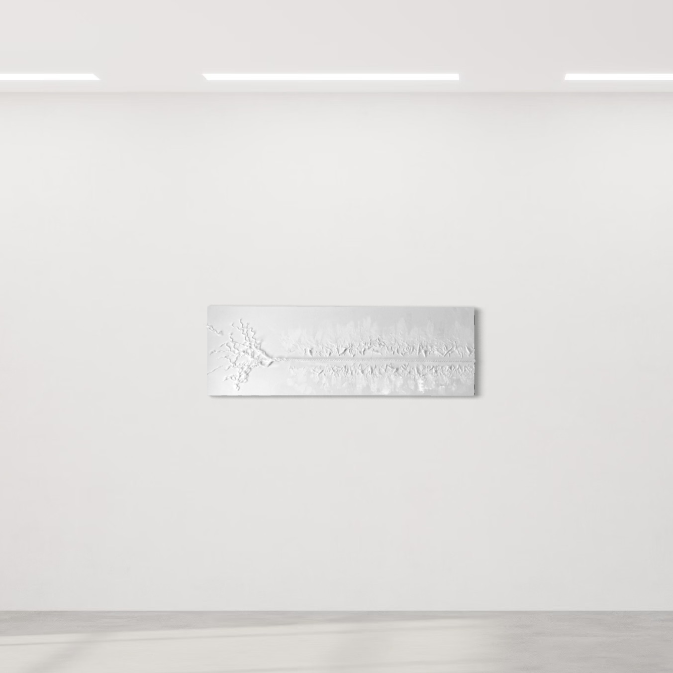 K-NY artwork in the K-NY Gallery Space, demonstrating the relationship between artwork, architecture and perception.